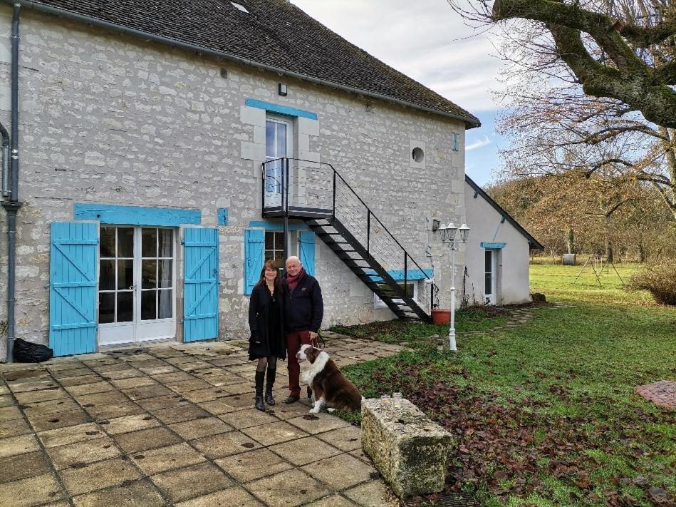Bed and Breakfast Le Moulin Bleu Seigy Exterior foto